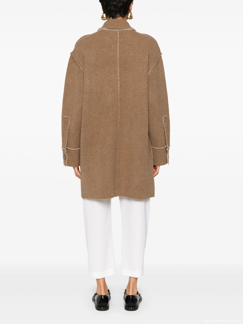 Cheap Stella exposed-seam McCartney cardi-coat Women 0710